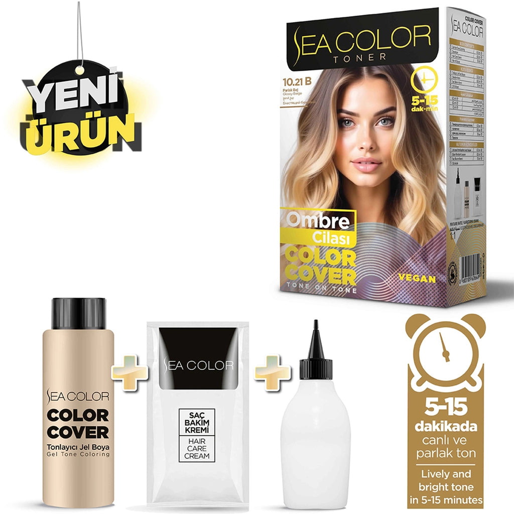 Sea Color Toner Ombre Polish 10.21B Bright Beige