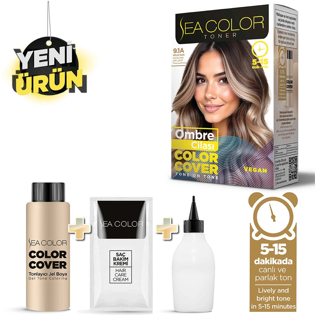 Sea Color Toner Ombre Polish 9.1A Ash Blonde