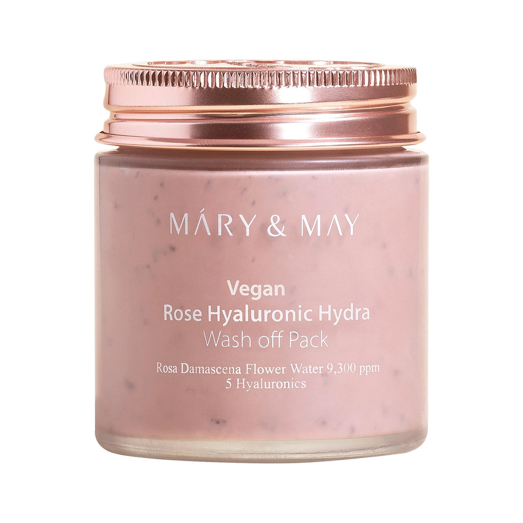Mary &amp; May Clay Mask with Rose Water and Hyaluronic Acid 125 gr