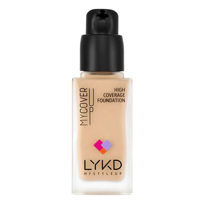 LYKD High Coverage Foundation 166 Silk Ivory