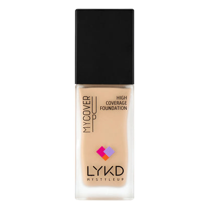 LYKD High Coverage Foundation 166 Silk Ivory