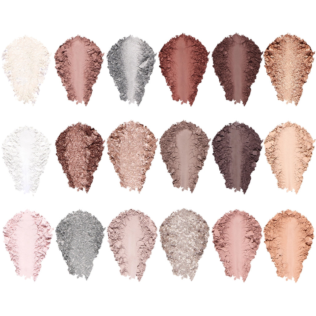 LYKD 18-Piece Eyeshadow Palette Nude Edge