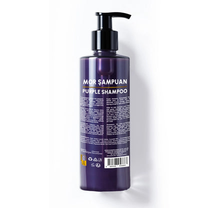 Yoon Anti-Orange Purple Shampoo 400 ml (Special Color Protector for Blonde, Grey, Platinum Hair)