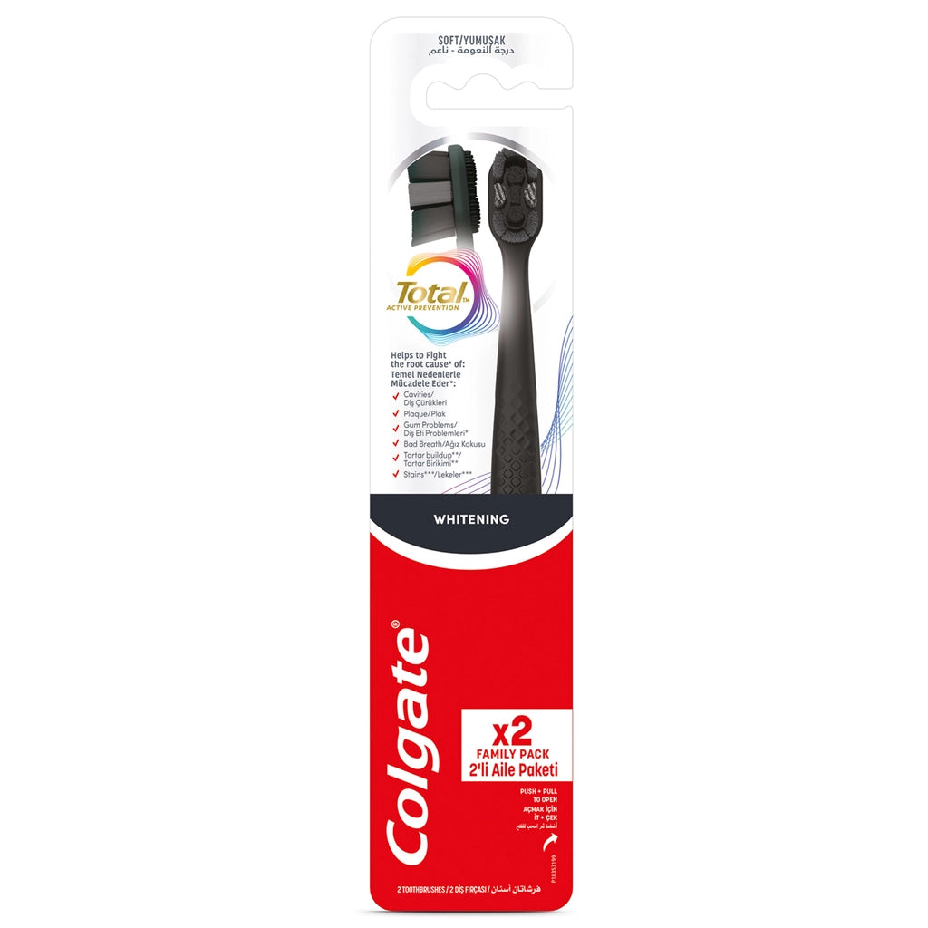 Colgate Total Whitening Toothbrush 1+1 (Soft)