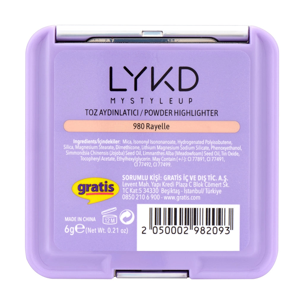 LYKD Silky Touch Highlighter Powder Illuminator 980 Rayelle