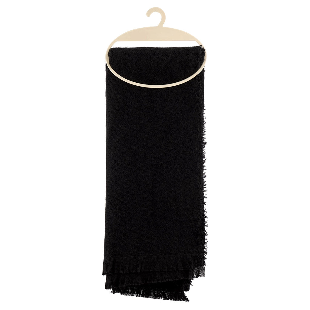 Eklips Plain Black Scarf