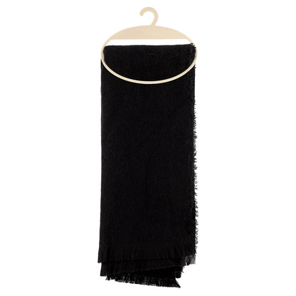 Eklips Plain Black Scarf