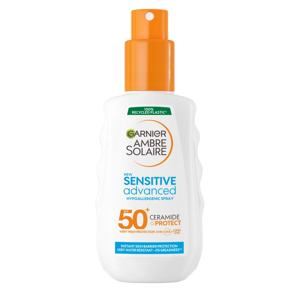 Garnier Ambre Solaire Sensitive Advanced Hypoallergenic 50+SPF Sunscreen Spray 150 ml
