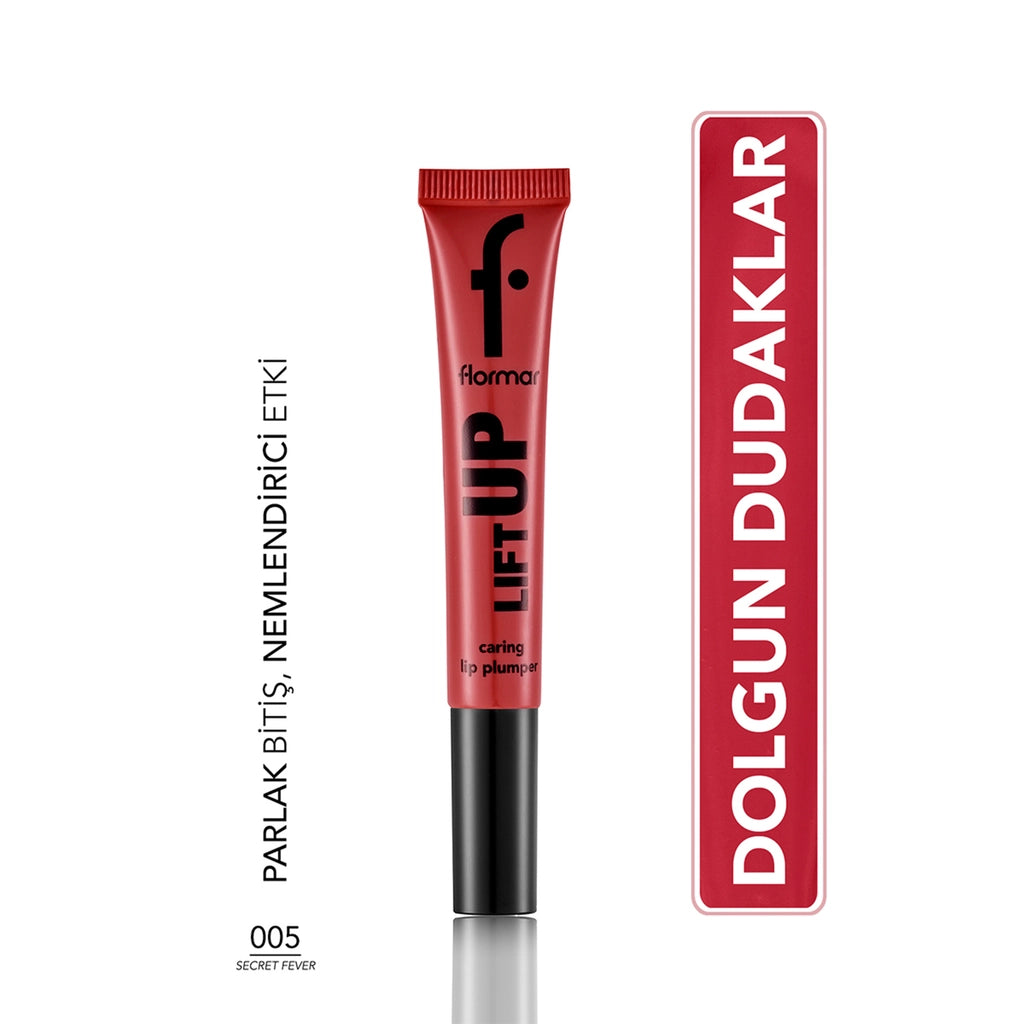 Flormar Lift Up Hyaluronic Acid Effective Plump Lip Gloss 002 Nude Forever