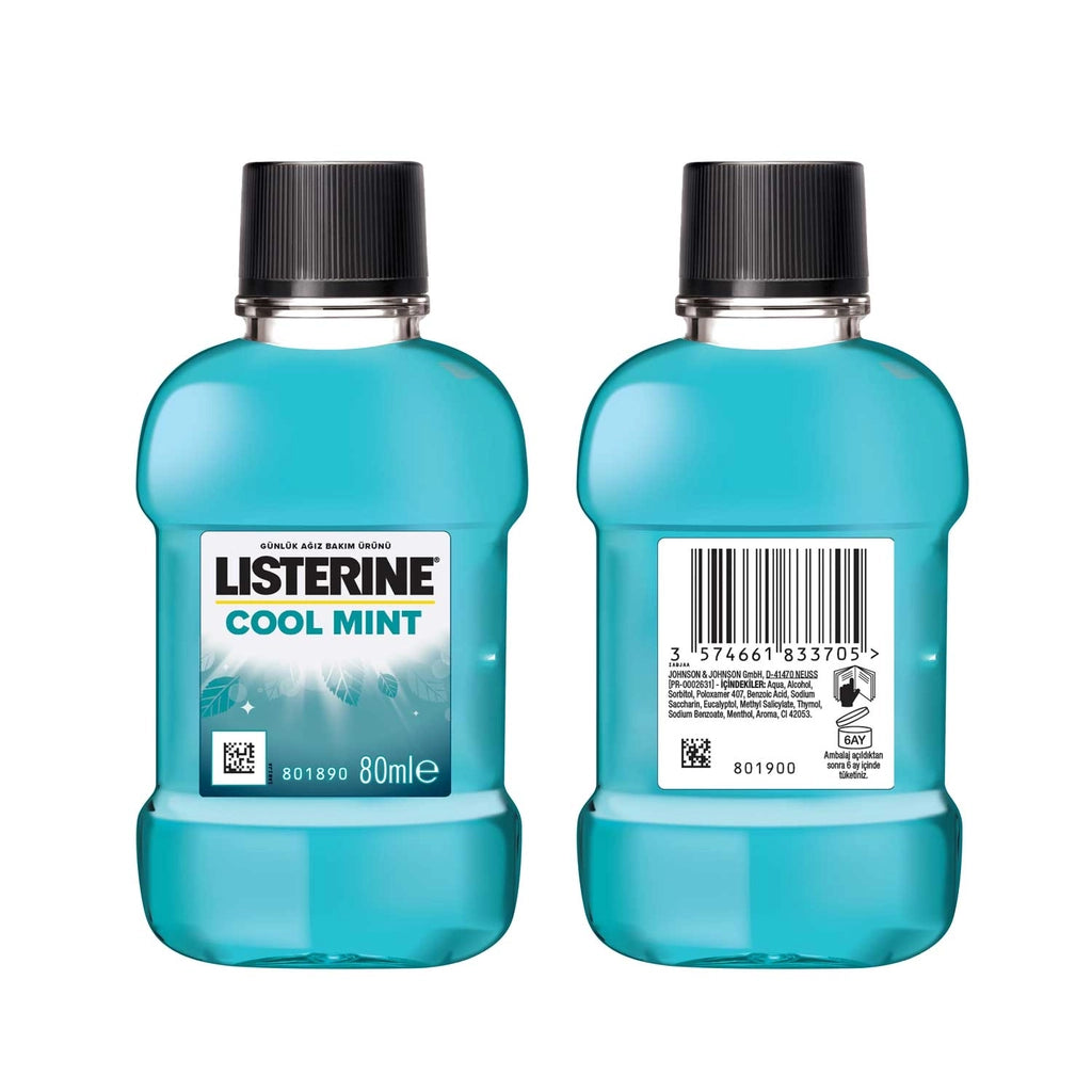Listerine Cool Mint Oral Care Mouthwash 80 ml