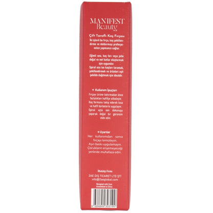 Manifest Double Sided Eyebrow Brush