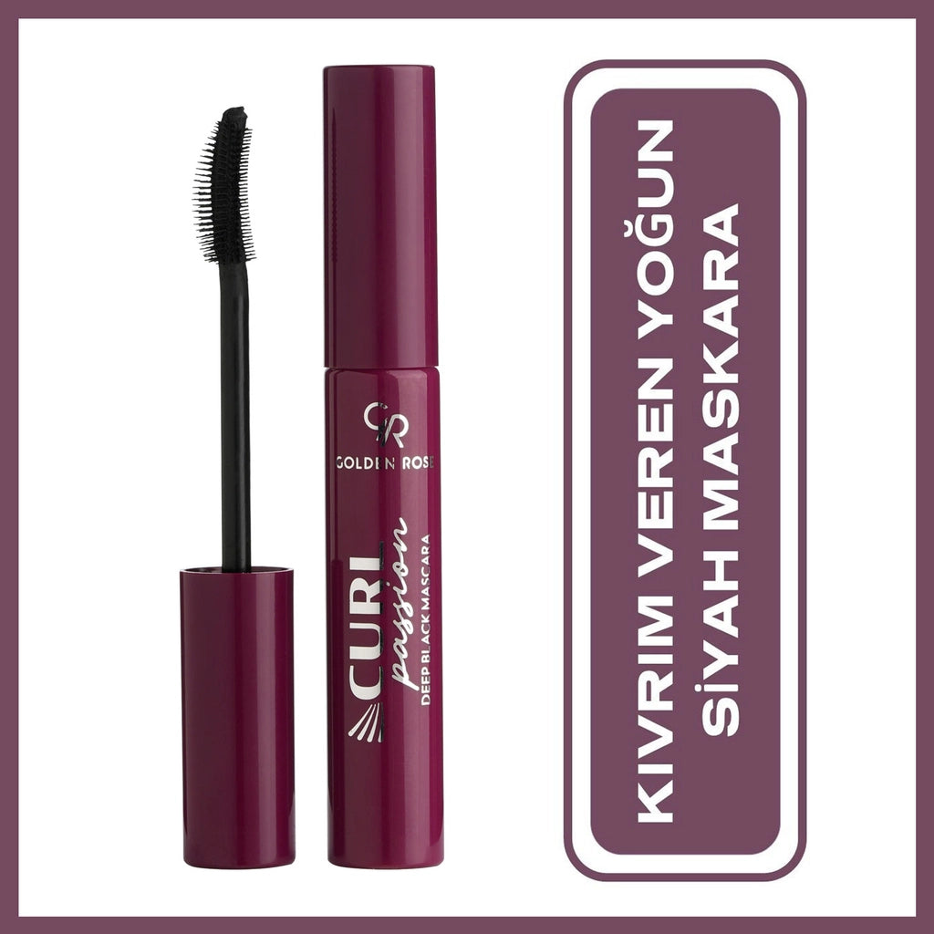 Golden Rose Curl Passion Deep Black Mascara