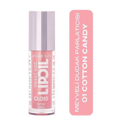 Golden Rose Sweet Kiss Lip Oil Gloss Lip Gloss No: 04 Paradise Fruit