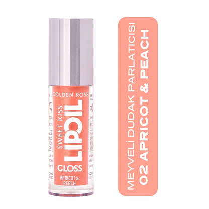 Golden Rose Sweet Kiss Lip Oil Gloss Lip Gloss No: 06 Coco Chocolate