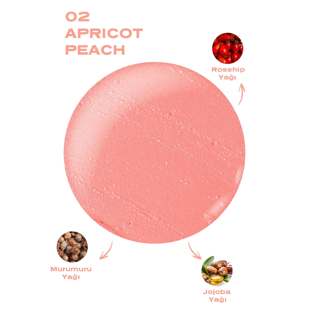 Golden Rose Sweet Kiss Lip Oil Gloss Lip Gloss No: 02 Apricot &amp; Peach