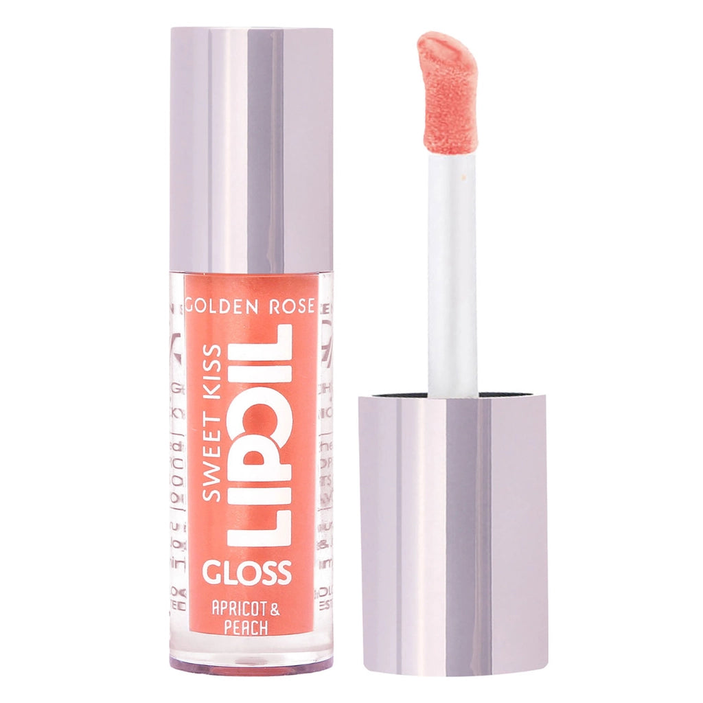 Golden Rose Sweet Kiss Lip Oil Gloss Lip Gloss No: 02 Apricot &amp; Peach