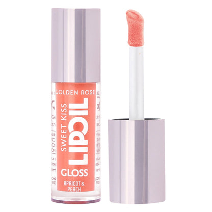 Golden Rose Sweet Kiss Lip Oil Gloss Lip Gloss No: 02 Apricot &amp; Peach