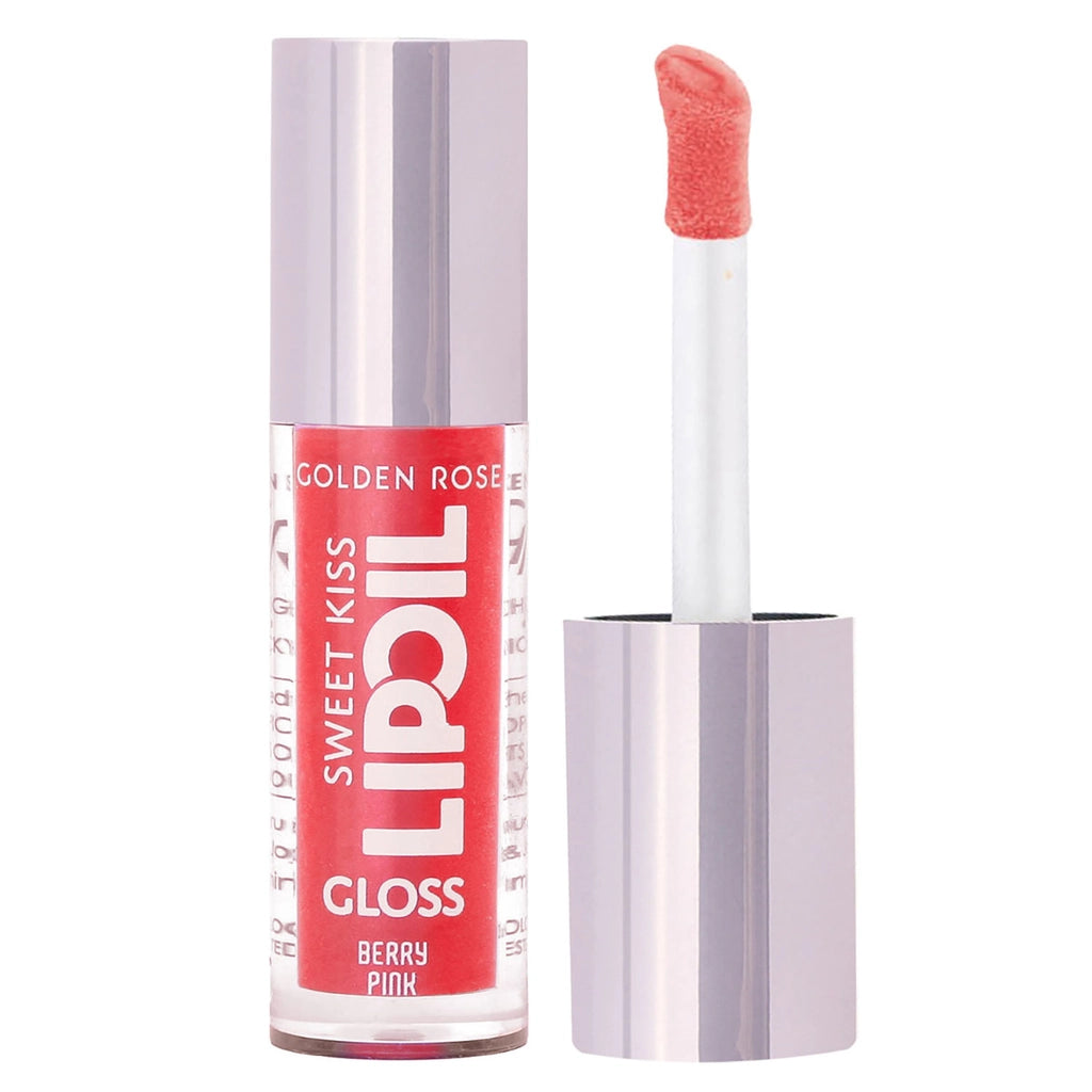 Golden Rose Sweet Kiss Lip Oil Gloss Lip Gloss No: 03 Berry Pink
