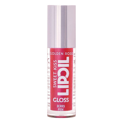 Golden Rose Sweet Kiss Lip Oil Gloss Lip Gloss No: 03 Berry Pink