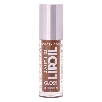 Golden Rose Sweet Kiss Lip Oil Gloss Lip Gloss No: 05 Mocha Mousse Latte