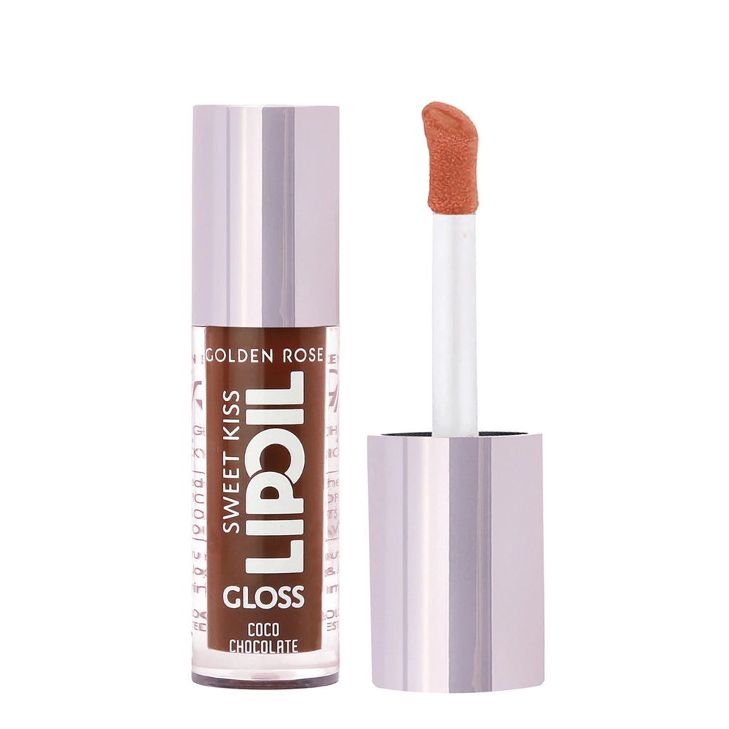 Golden Rose Sweet Kiss Lip Oil Gloss Lip Gloss No: 06 Coco Chocolate