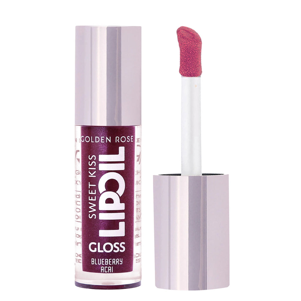 Golden Rose Sweet Kiss Lip Oil Gloss Lip Gloss No: 07 Blueberry Acai