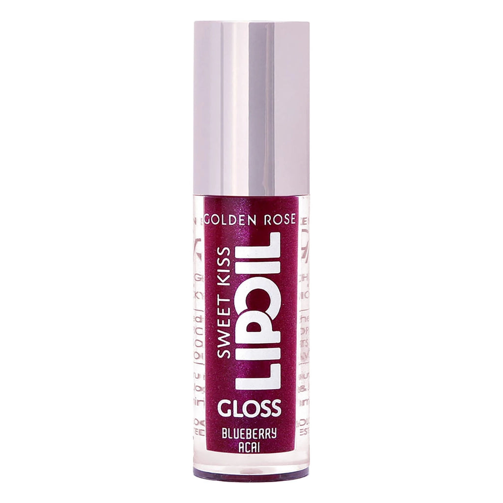 Golden Rose Sweet Kiss Lip Oil Gloss Lip Gloss No: 07 Blueberry Acai
