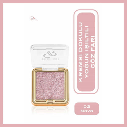 Golden Rose Glitter Glow Eyeshadow Eye Shadow No: 05 Orion