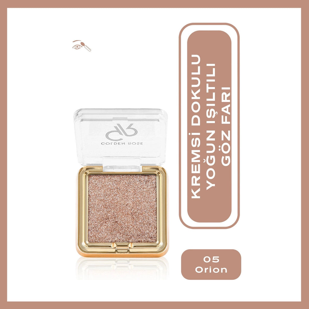 Golden Rose Glitter Glow Eyeshadow Eye Shadow No: 05 Orion