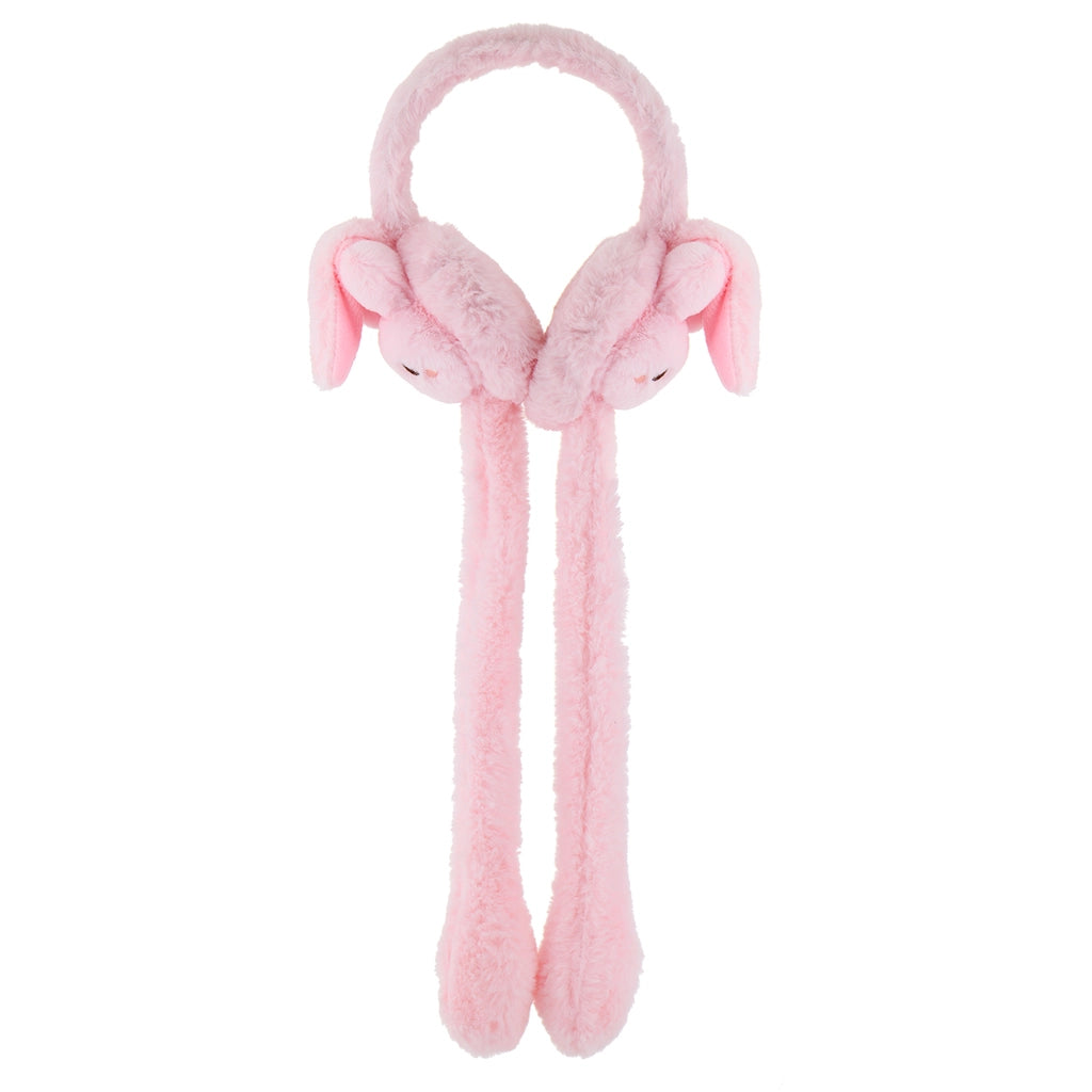 Eklips Kids Plush Headphones with Pink Cat