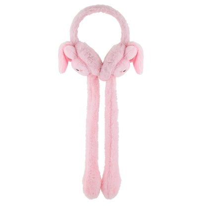 Eklips Kids Plush Headphones with Pink Cat