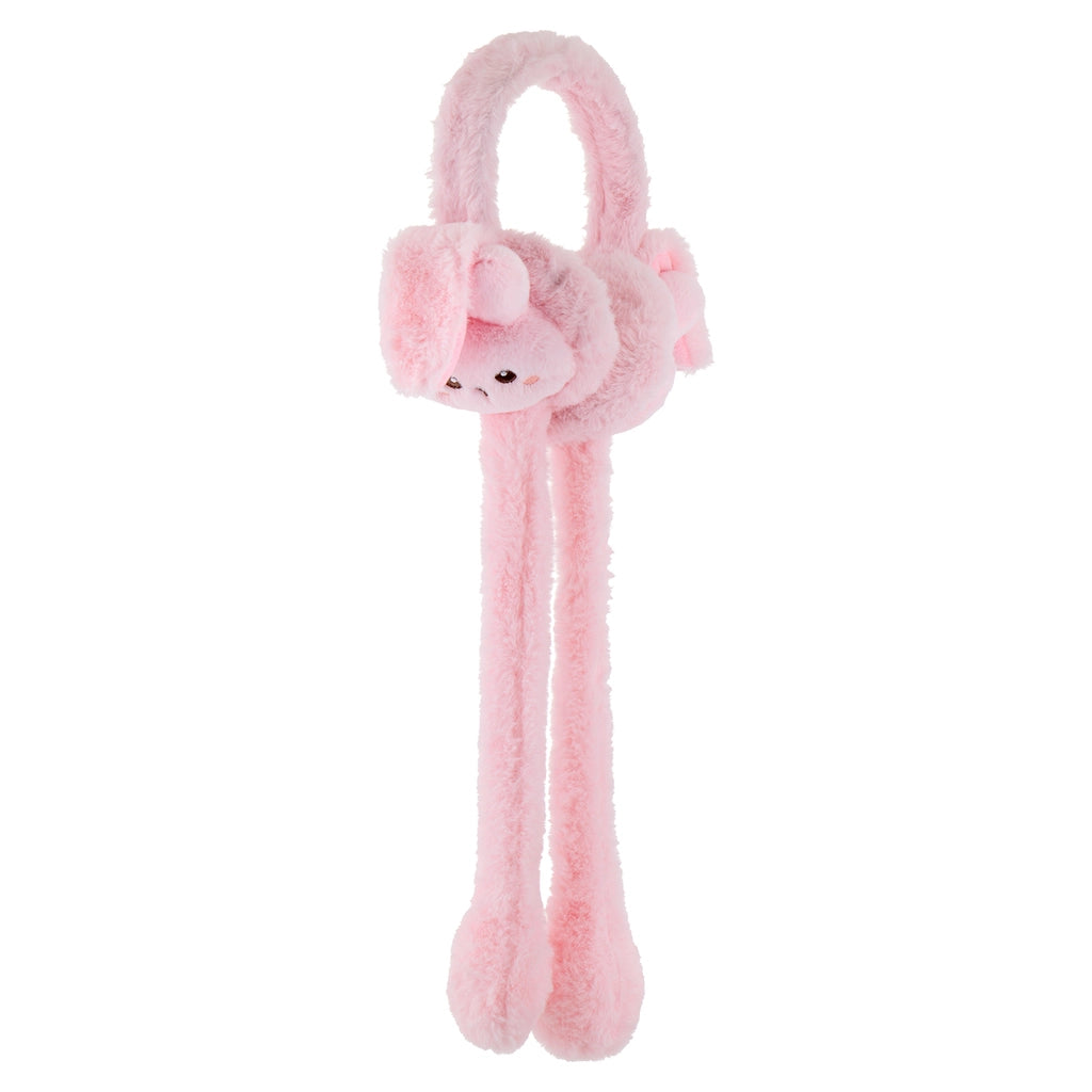 Eklips Kids Plush Headphones with Pink Cat