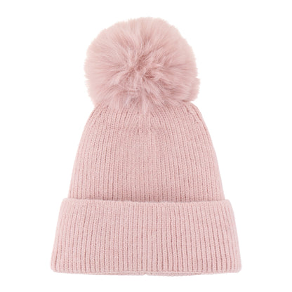 Eklips Kids Pink Pompom Beanie