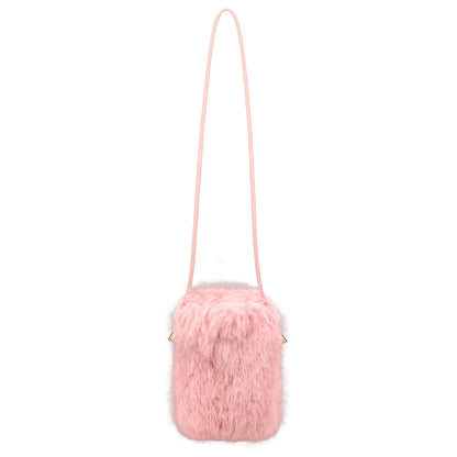 Eklips Pink Plush Phone Bag