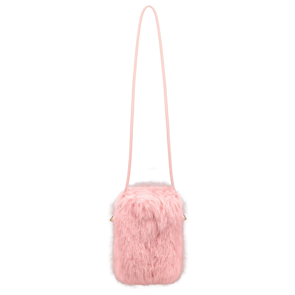 Eklips Pink Plush Phone Bag