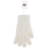 Eklips Ecru Feather Gloves