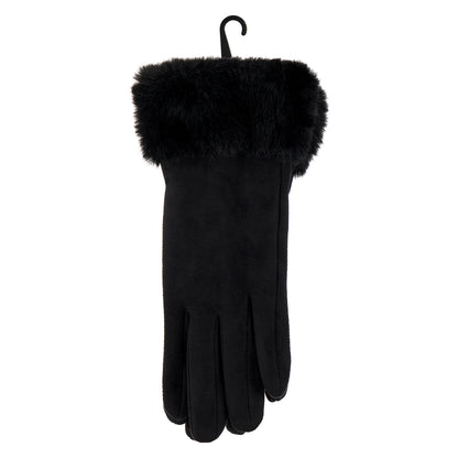 Eklips Black Suede Gloves
