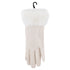 Eklips White Suede Gloves
