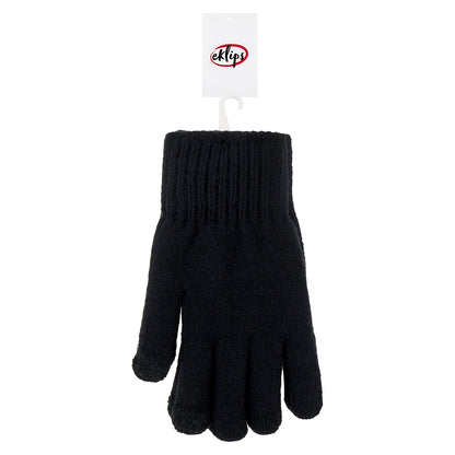 Eklips Black Fleece Inside Gloves