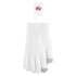 Eklips White Fleece Inside Gloves