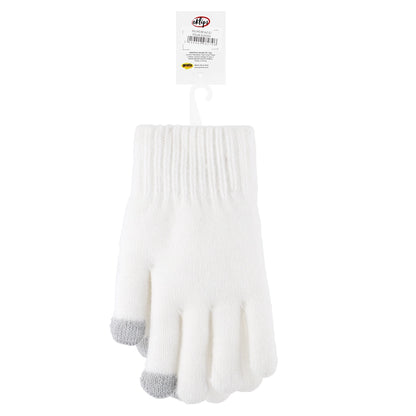 Eklips White Fleece Inside Gloves