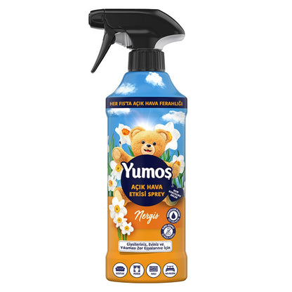 Yumoş Outdoor Effect Spray Clothing Spray for Hard-to-Wash Items Narcissus 430 ml