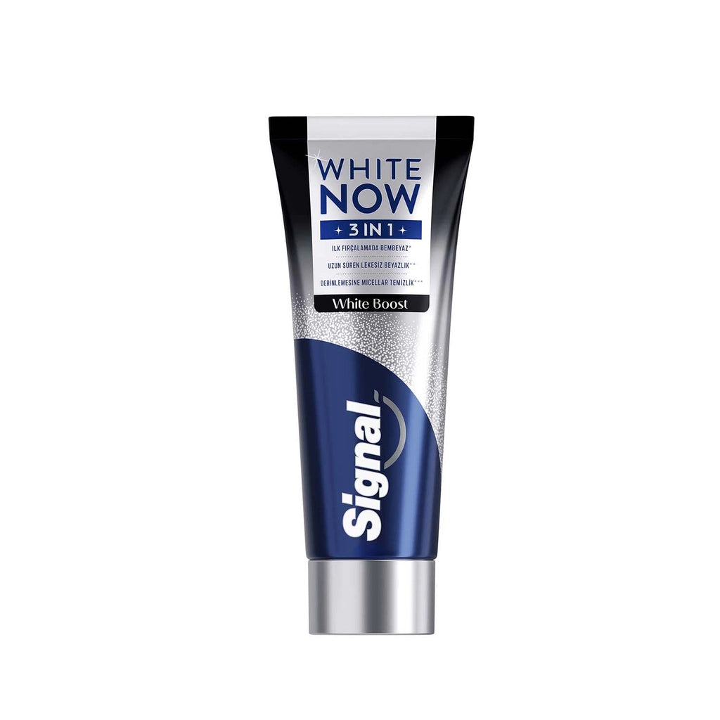 Signal White Now 3 in 1 Activated Carbon White Boost Toothpaste 75 ml