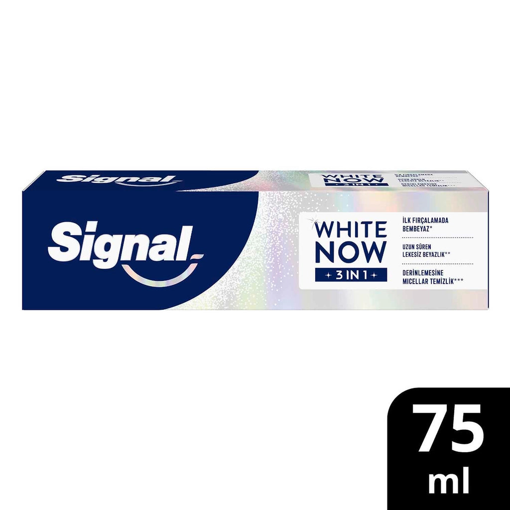 Signal White Now 3 in 1 Original Instant Perfect Whiteness Toothpaste 75 ml