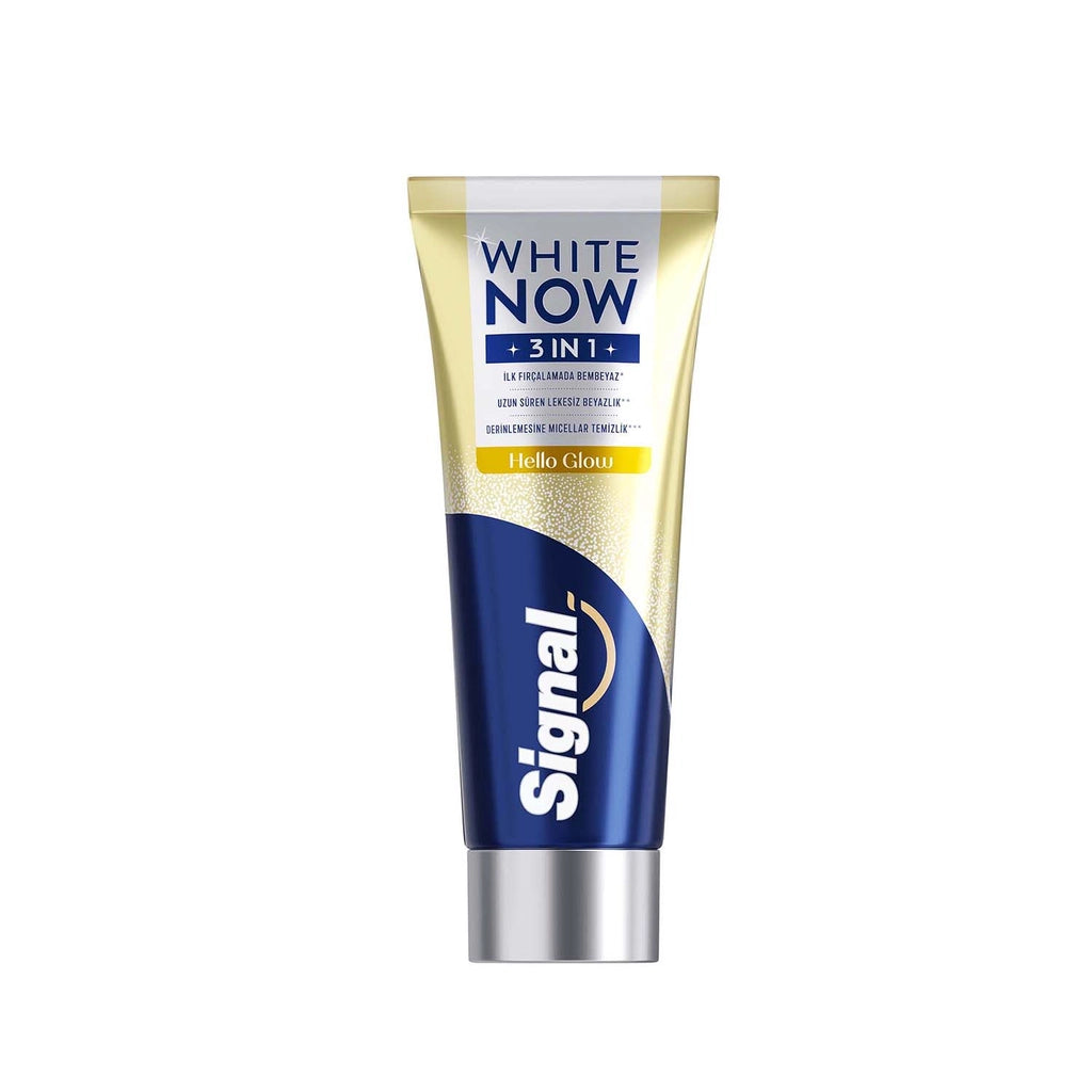 Signal White Now 3 in 1 Extra Shine Hello Glow Toothpaste 75 ml