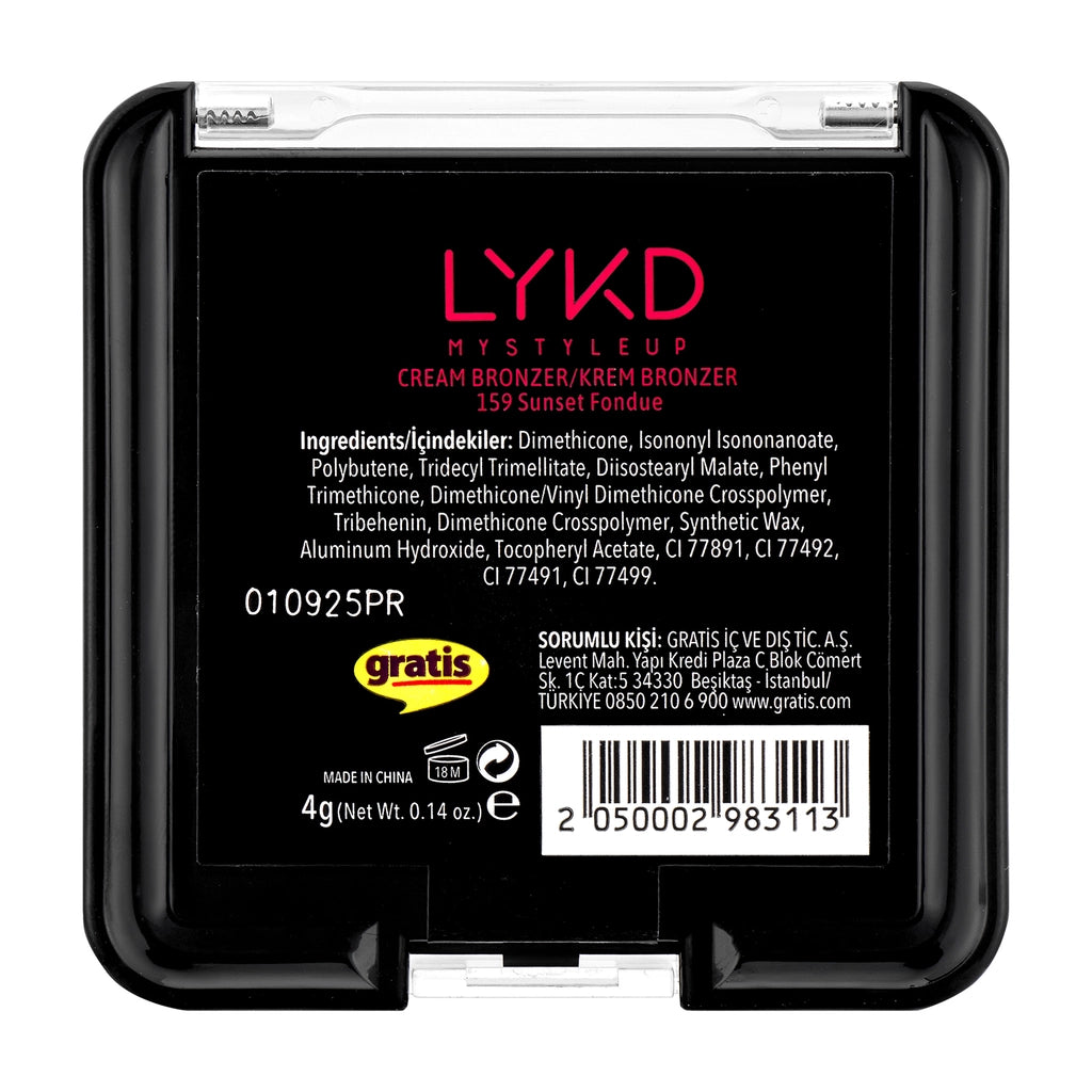 LYKD Cream Bronzer 159 Sunset Fondue