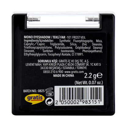 LYKD Single Eyeshadow 101 Frost Veil