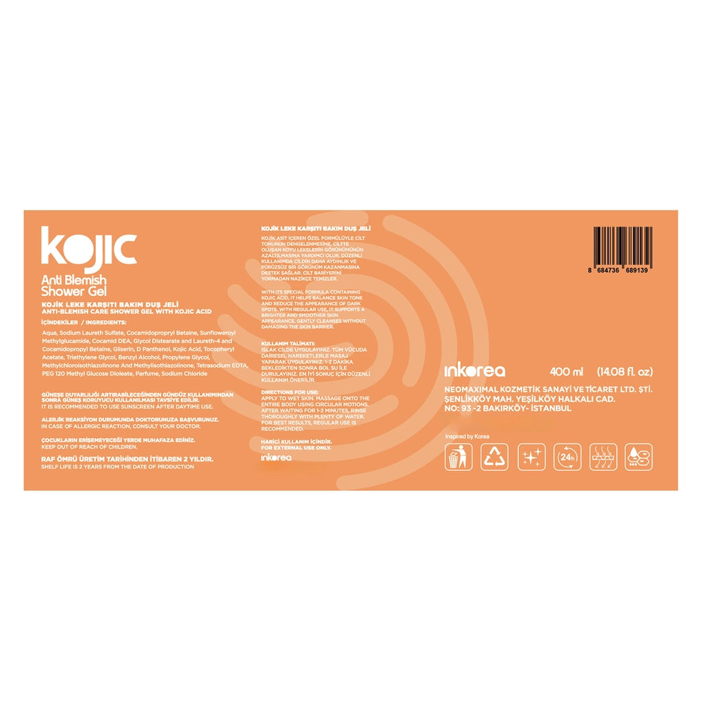 Inkorea Kojic Anti-Blemish Care Shower Gel 400 ml