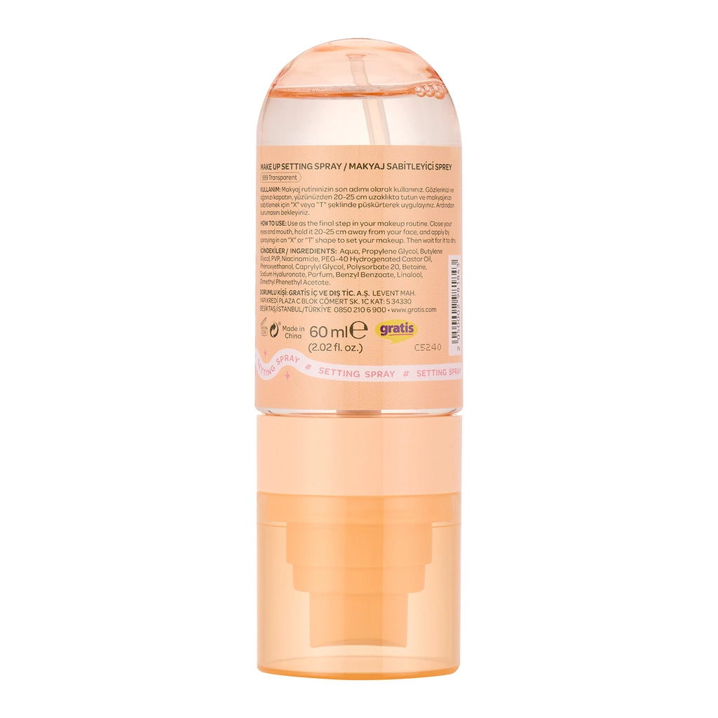 Beaulis Fun Mistify Setting Makeup Fixing Spray 999 Transparent