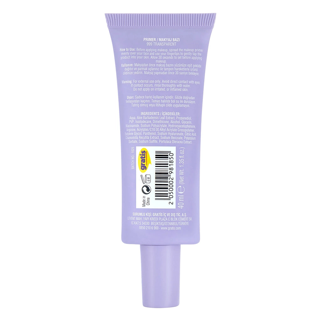 Beaulis Prep It Makeup Base 999 Transparent
